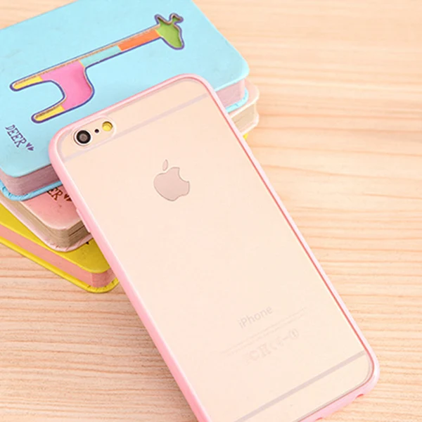 Прозрачный Акриловый чехол для телефона iPhone X XR 6 6p 7p 8p широкий боковой цвет все включено защита от падения задняя крышка