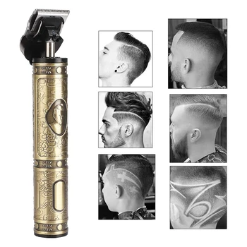 

Close-cutting Digital Hair Trimmer Rechargeable Electric Hair Clipper Barbershop Cordless 0mm T-blade Baldheaded Outliner Men