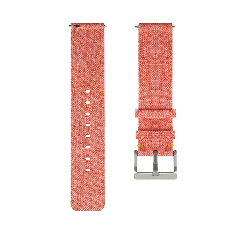 1-Orange 22 мм 20 мм нейлоновые полосы для samsung gear sport S2 S3 Frontier Classic Band huami Amazfit ремешок Bip galaxy watch active 42 46 мм - Цвет ремешка: 1-Orange