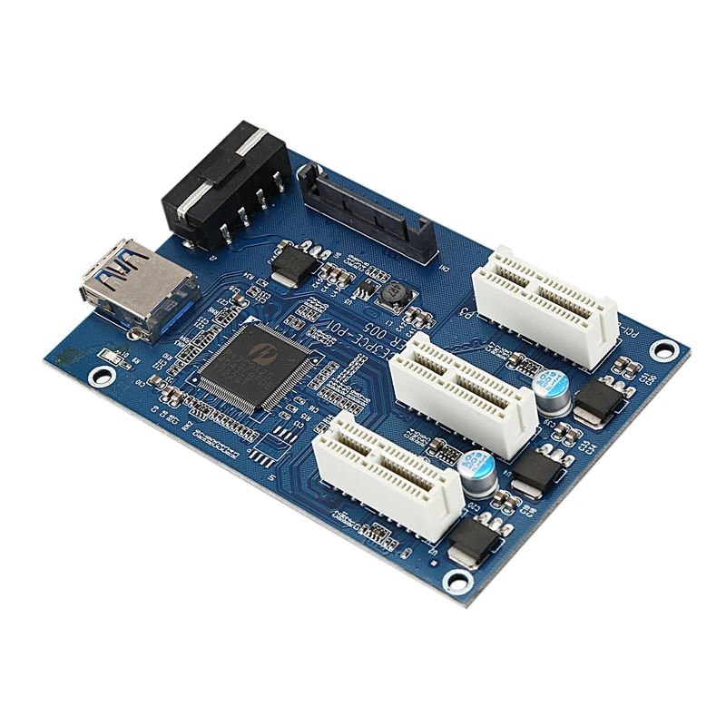 Pci E 1 до 3/4/2 Pci Express 1X Слоты Riser карта мини-itx к внешнему 3 Pci-E слот адаптер Pcie плата разветвителя