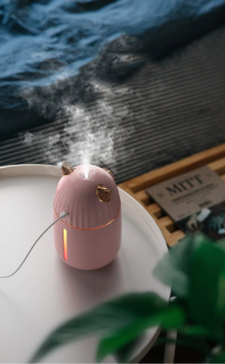 Мини-увлажнитель воздуха Devil USB диффузор эфирного масла 300 мл очиститель воздуха для автомобиля ароматерапия увлажнитель тумана с светодиодный подсветкой