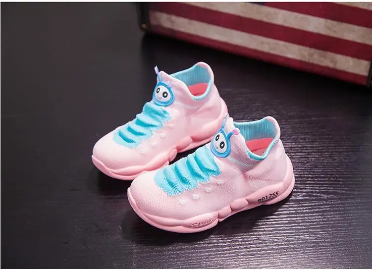 Обувь для девочек; Tenis Infantil; кроссовки для мальчиков; детские носки; обувь; высокие ботильоны; вязаная спортивная обувь; эластичные кроссовки; повседневная обувь