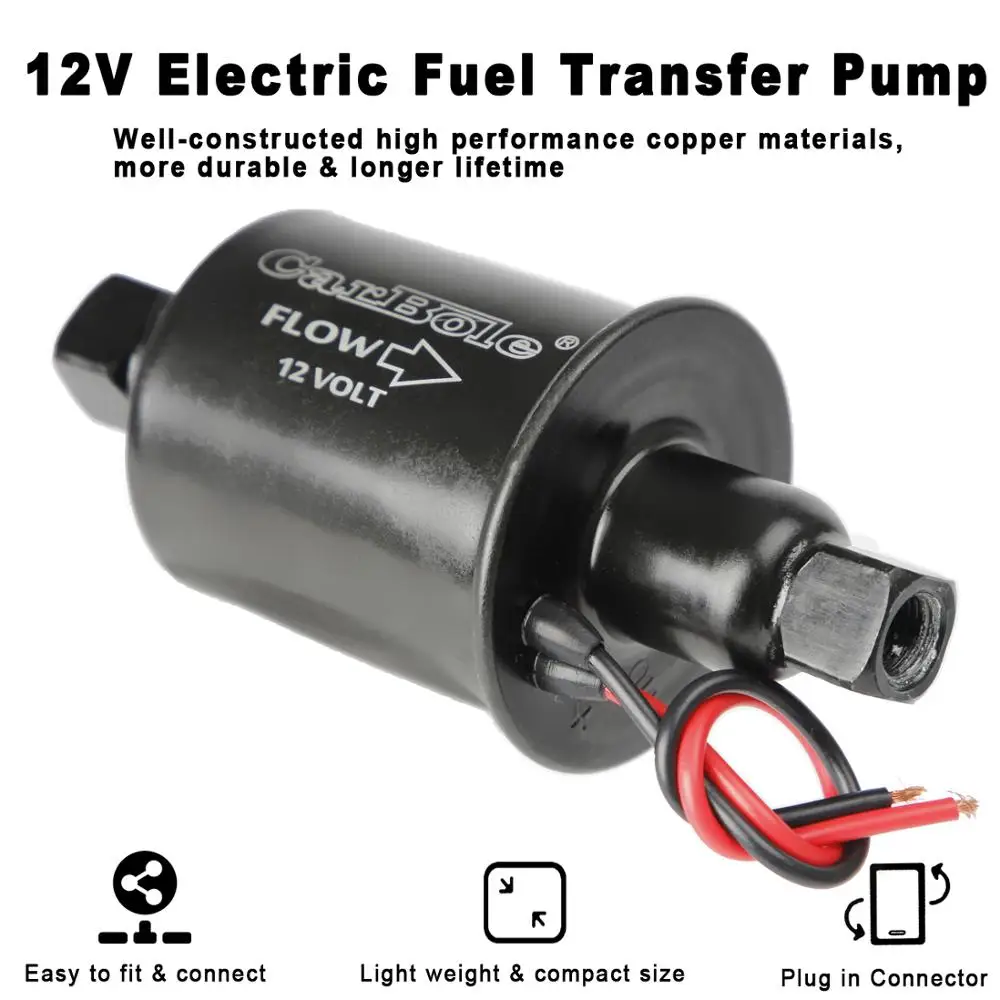 Car & Truck Fuel Pumps EXTERNAL IN LINE FUEL PUMP ELECTRIC FUEL PUMP 5psi9psi 30gph 12 VOLT