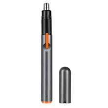 Топ предложения usb зарядка триммер для волос в носу Бесшумный Мотор беспроводной электрический триммер для волос в носу для мужчин и женщин Двойные лезвия Pai