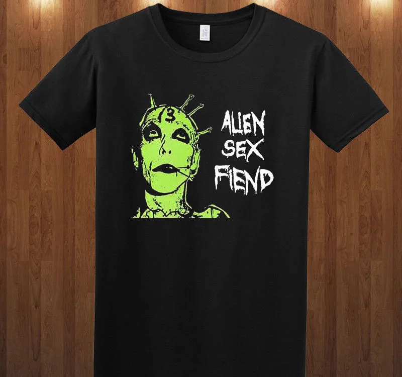 Alien Sex Fiend футболки готический рок Nik Mrs s m L XL 2XL 3XL футболка с принтом для мужчин en |