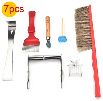 

Beekeeping Supplies Tool Kit Beehive Brush Uncapping Fork Queen Catcher Spur Wire Embedder Frame Holder Beekeeping Equipment