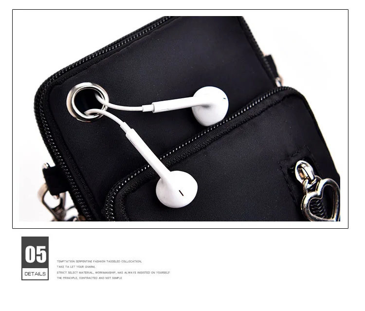 Universal Mobile Phone Bag For Samsung/iPhone/Huawei/HTC/LG Case Wallet Outdoor Sport Arm Purse Shoulder Bag Women Phone Pouch