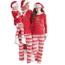 Рождественский пижамный комплект для всей семьи; зимняя одежда для сна с длинными рукавами и героями мультфильмов для взрослых и детей; одежда для сна; праздничная одежда; подарки; Прямая поставка