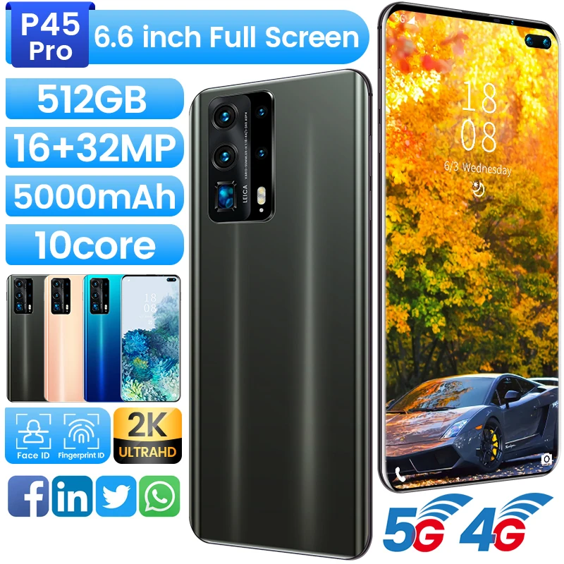 Hot Sale P45 Pro Facial Recognition 2020
