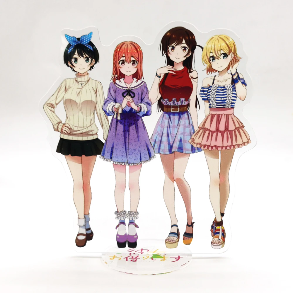 Anime Alugar Uma Namorada Acrílico Chaveiro Kawaii Personagens Kanojo  Okarishimasu Chizuru Sumi Ruka Mami Chaveiro Presentes Jóias - AliExpress