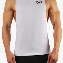 Мужская спортивная майка без рукавов, майка для занятий фитнесом и бегом, дышащая футболка без рукавов для тренировок