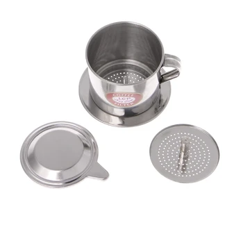 

Vietnamese Coffee Stainless Steel Cup Coffee Filter Cup Brewer Tool A0NC