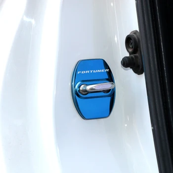 

Car-Styling car door lock cover Auto Emblems Case For Toyota Fortuner 2009 2017 2018 2019 Accessories