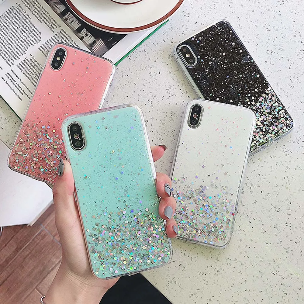 Чехол для телефона Starry sky iPhone XS 11 Pro MAX XR X Max прозрачный однотонный чехол 7 6 6S 8