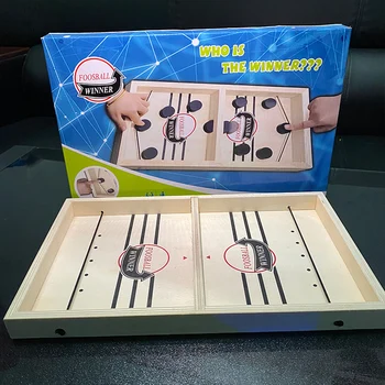 

2020 New Fast Sling Puck Game Paced Sling Puck Winner Fun Toys Board Game Party Game Toys For Adult Child Family Hockey Toy