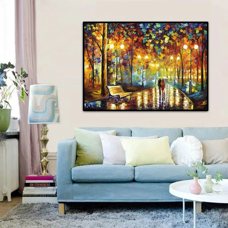 

5d Diamond Painting Number Kits, Painting Cross Stitch Full Drill Crystal Rhinestone Embroidery Pictures Arts Craft For Home Wal