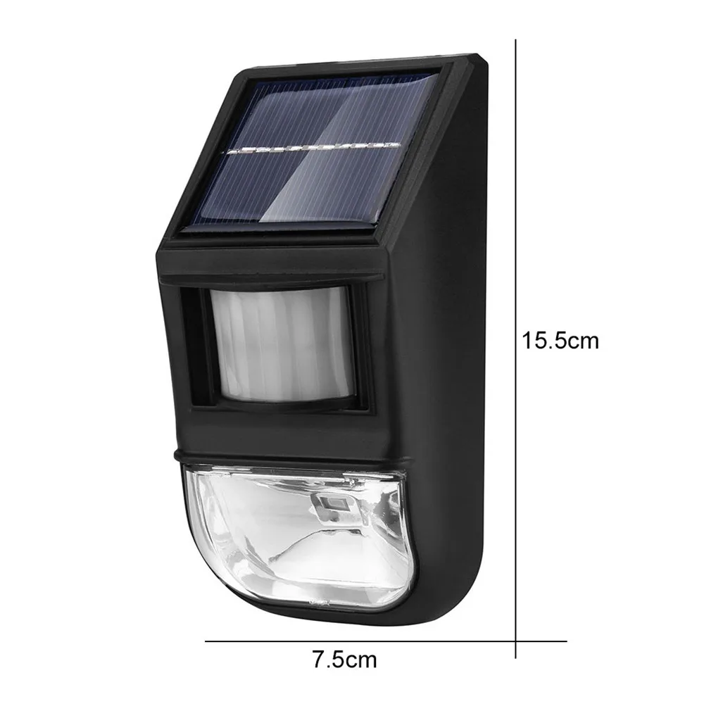 LED Outdoor Solar Light PIR Motion Sensor Solar Garden Light Saving Street Path Wall Lamp LED intelligent light high-energy lamp