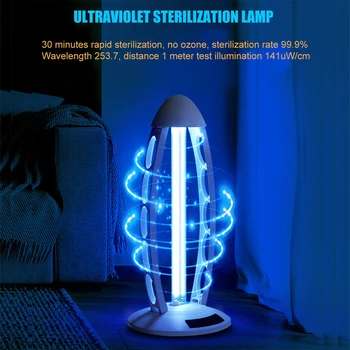 

UV Ozone Quartz Light Ultraviolet Germicidal Lights 36W UVC Lamp for Home Ultraviolets Terilization Lamp Medical Mite Killer