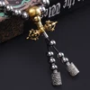 WorthWhile Tactical Buddha Beads Bracelet EDC Outdoor Tools Self-Defense Protection Survival Necklace Chain Whip Dropshipping ► Photo 2/6