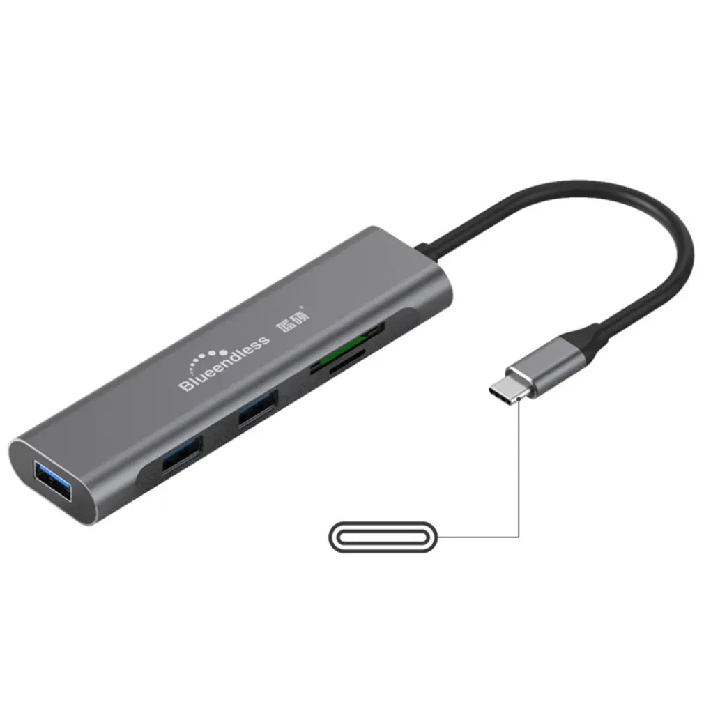 Плата расширения четыре в одном type-c Расширительная Док-Станция Hdmi Hd 4k CO концентратор многофункциональный конвертер док-станция для ноутбука