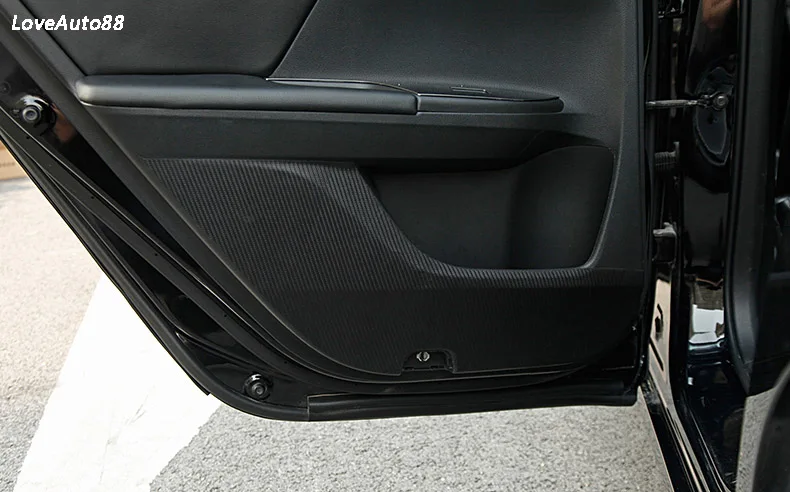 Защитная накладка для двери автомобиля планка для двери антиударная площадка анти-грязный коврик крышка наклейка для Honda Accord 10th автомобильные аксессуары