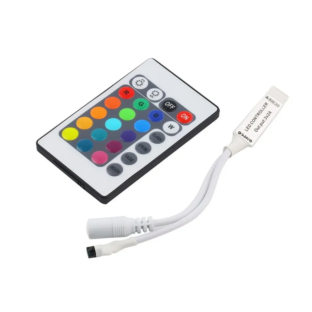 Controller 24 Keys IR Remote Controller Wireless for SMD3528 SMD5050 RGB LED Strip lights High quailty Worldwide Store|Portable Lighting Accessories| - AliExpress