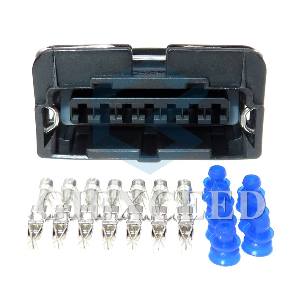 

2 Sets 7 Pin Wire Cable Harness Connector 3.5 Series 282194-1 Auto High-performance Waterproof Socket Car Parts