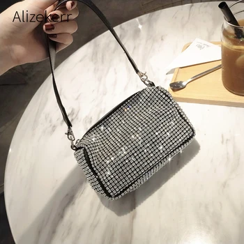 

Night gold clutch bag bright diamond givethe new women North Korean pillow sac amain handbag shoulder lady's dinner bolsos mujer