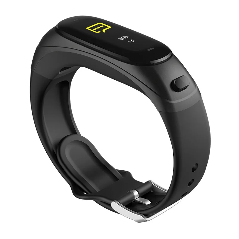 Kumi V08 Pro Chamada Pulseira Inteligente Fone de Ouvido Bluetooth Dois-em-um Relógio de Telefone Freqüência Cardíaca Oxigênio no Sangue - Image 4