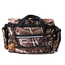 Рыболовная Сумка большой емкости водонепроницаемая на открытом воздухе снасти для хранения портативного плеча