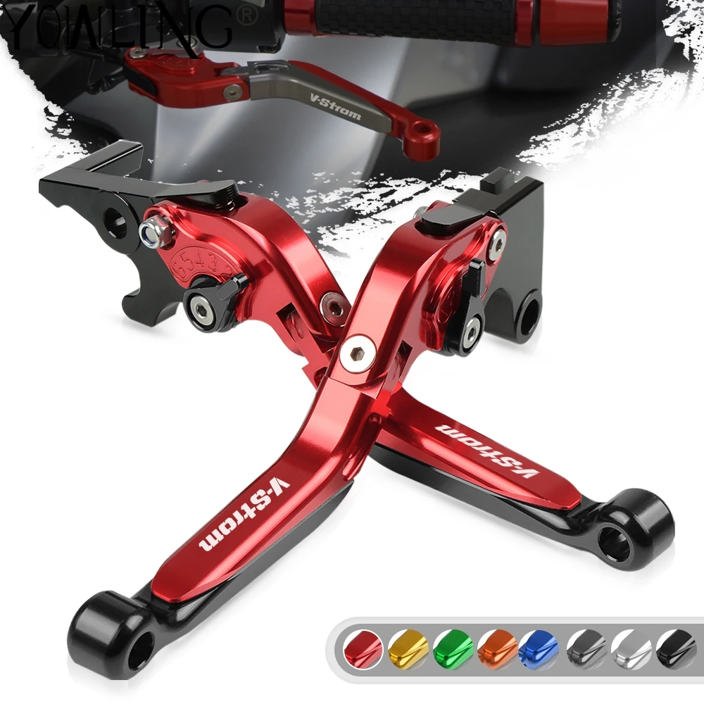 

Motorcycle Accessories CNC Adjustable Foldable Extendable Brake Clutch Levers For Suzuki DL1000 V-STROM DL1000 VSTROM 2002-2016