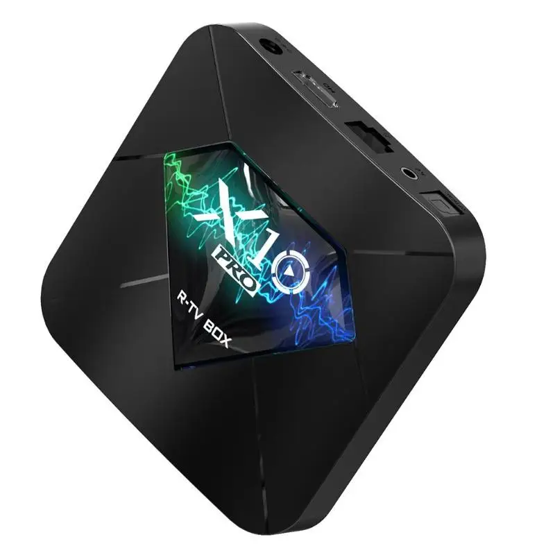 X10 Pro ТВ-приставка Android 8,1 Amlogic S905X2 4 Гб+ 32 ГБ/64 Гб WiFi Bluetooth BT4.0 ТВ-приставка умный дом приставка US/EU/UK/AU Plug