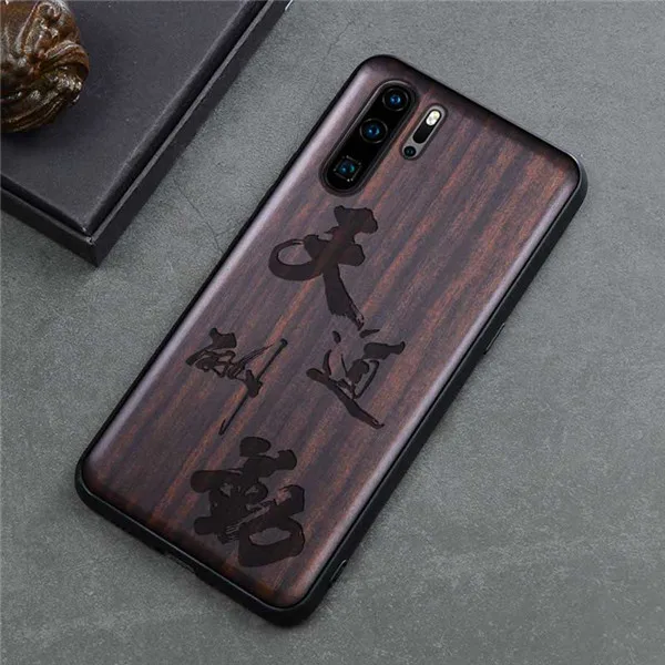 Модный деревянный чехол P30 для huawei P30 Pro чехол Роскошный тонкий Силиконовый ТПУ бампер P30 чехол P30Pro чехол для huawei P30 чехол Funda - Цвет: Color 7