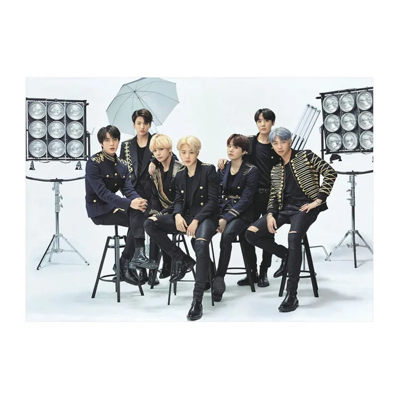 KPOP Bangtan мальчики финальная карта душа Persona плакат настенный баннер JUNG KOOK JIMIN JIN 20*28,5 см FH117 - Цвет: B