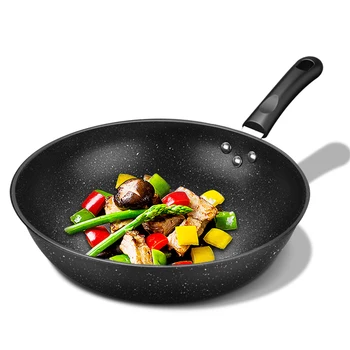 Frying Pan 28/30cm Wok Pan Non-stick Pan with Anti Scalding Handle Induction Cooker Skillet Egg Pancake Pan Cooking Utensils