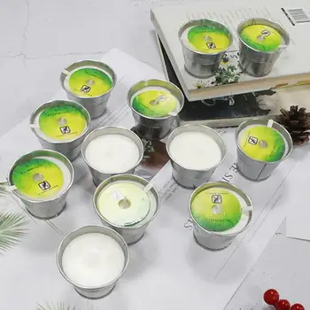 

12pcs Outdoor Indoor Portable Aromatherapy Mosquito Repellent Accessories Citronella Oil Scented Candle Smokeless Safe Gift