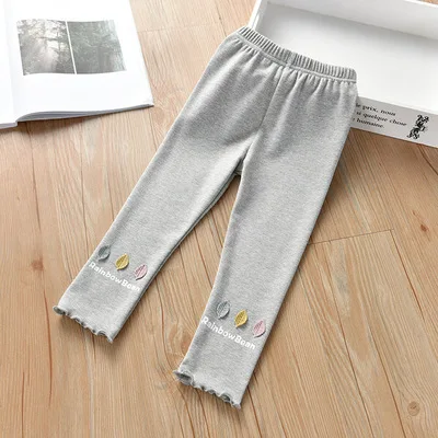 VIDMID Cute Rabbit Printed Girls Pants Winter Warm trousers Kids Baby Warm long pants clothing 2-6 years children pants 7071 28