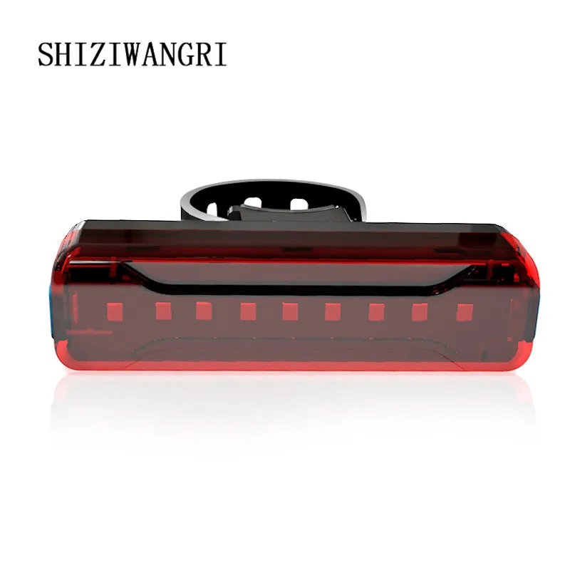 

SHIZIWANGRI 2600mAh LED Taillight Bicycle USB Rechargeable Safety Warning Light Bike Rear Tail Light Flashlight