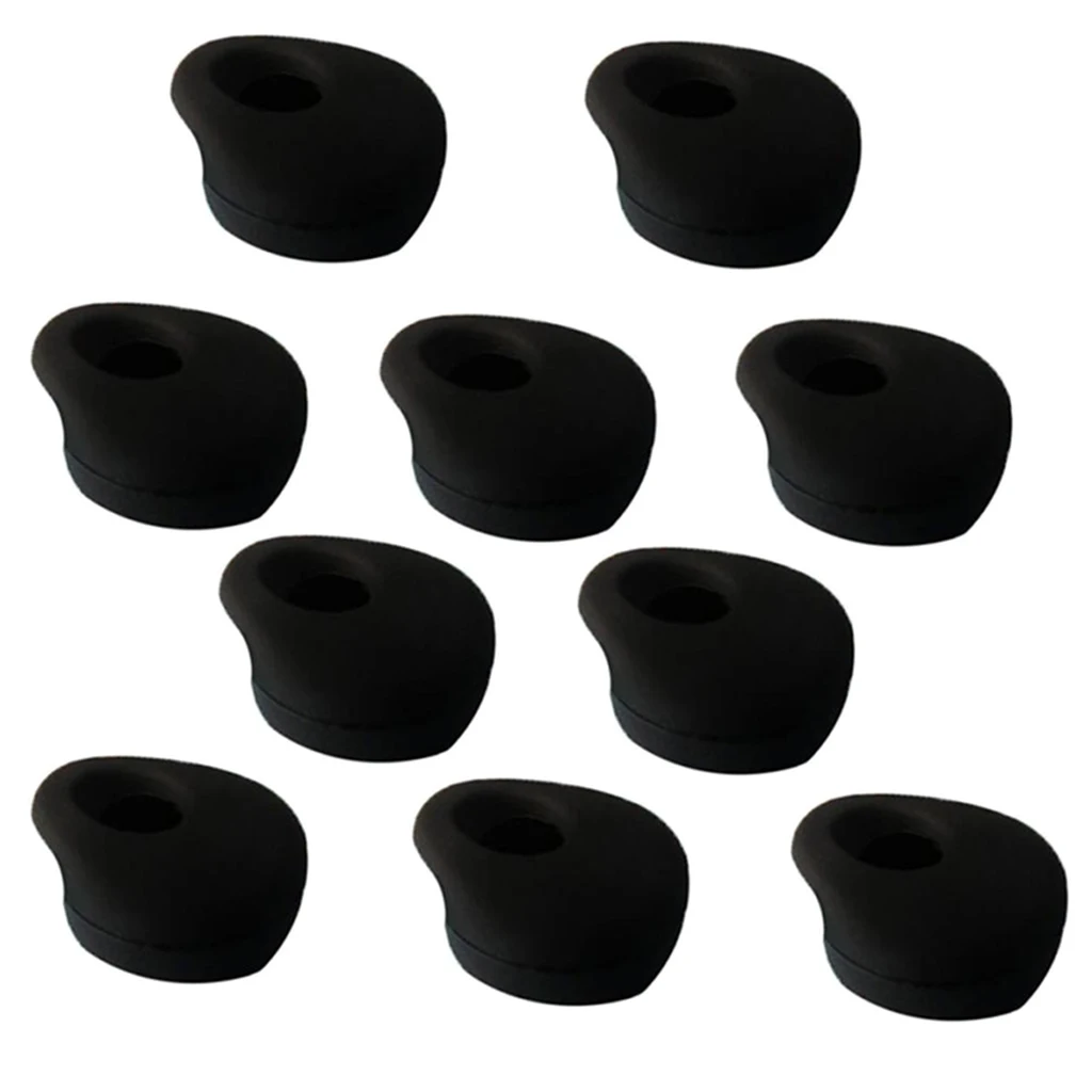 10 Pcs Soft Silicone Earbud Headphone Cap Ear Pads Cover Headset Ear Tips Rubber Gel Earbuds Ear Tips Eargels Caps Replacement
