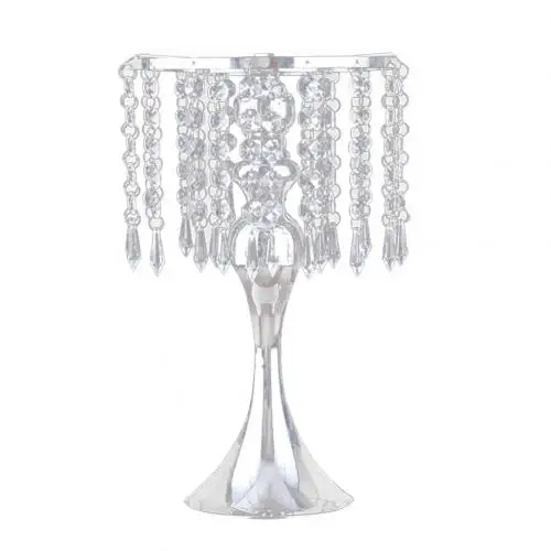 SILVER Stainlee сталь золотые серебряные цветы подсвечник с кисточкой Свадебный подсвечник для украшения цветок подсвечники канделябры - Цвет: SILVER