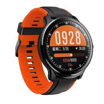 

SN80 smart watch men IP68 Waterproof full touch screen smartwatch heart rate blood pressure fitness track wristwatch vs L5 L7 L8