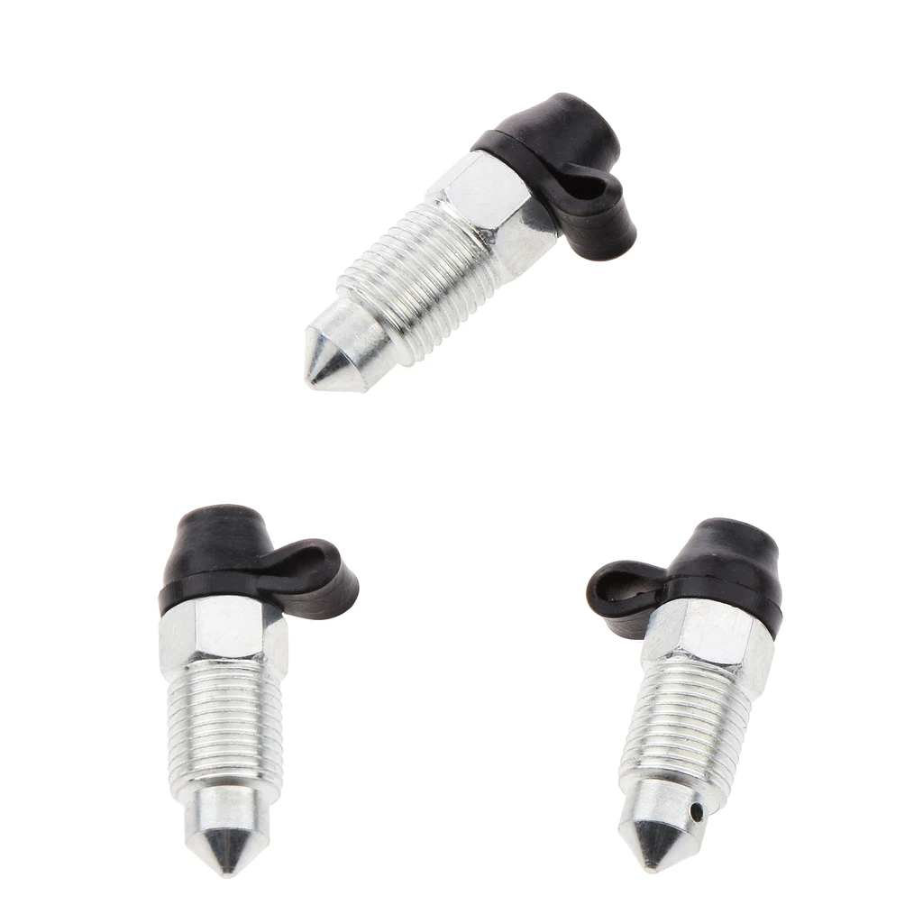 MagiDeal комплект из 3 предметов M10 x1mm тормозной суппорт для мотоцикла для стравливания вкручивающийся ниппель