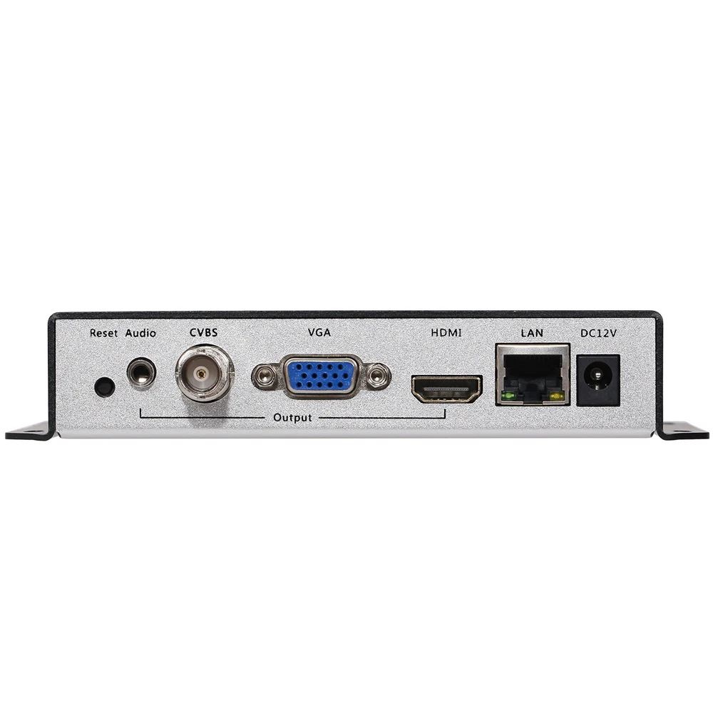 Декодер UHD H.265 H.264 HDMI VGA CVBS|Теле- и радиовещательное оборудование| |