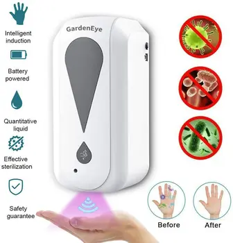 

Alcohol Spray Hand Sanitizer Soap Dispenser Automatic Touchless Touch Free Wall Mounted Motion Sensor Smart Soap Dispenser