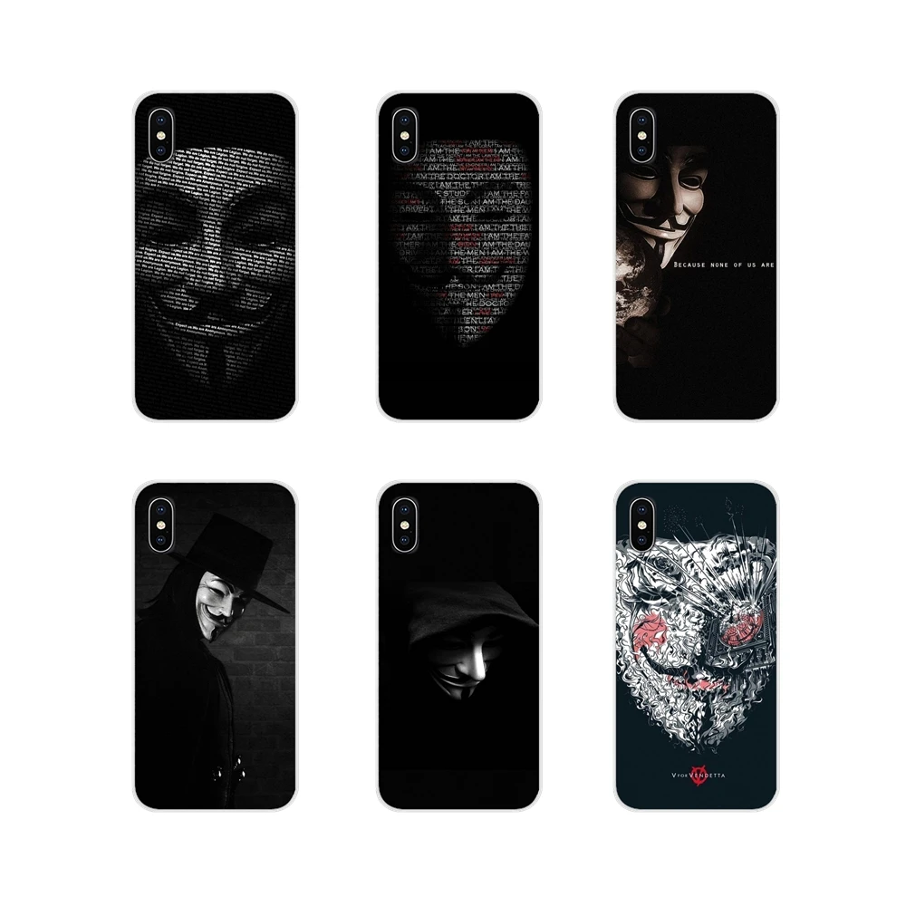 Силиконовый чехол для телефона Vendetta Anonymous Guy Fawkes Mask Samsung Galaxy J1 J2 J3 J4 J5 J6 J7 J8 Plus 2018 Prime