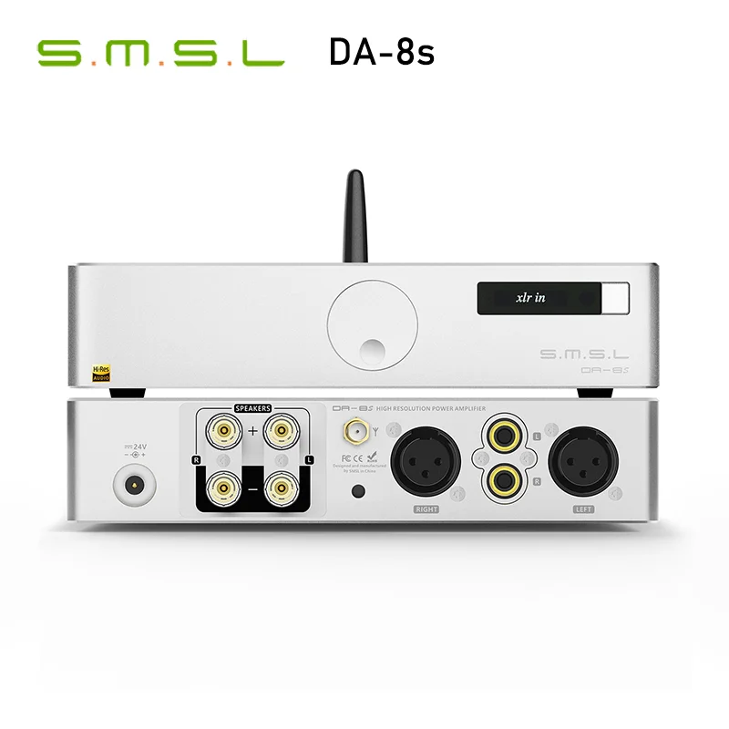 SMSL DA 8s NJW1194 80 Вт полный сбалансированный цифровой усилитель Bluetooth DA8S