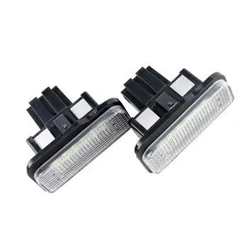 

1 Pair Car Led License Plate Lights White Lamp for Tesla Model S 2012-2016 Direct Fits Bulb car light accessory