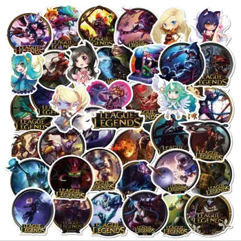 

100Pcs/pack League Legends Graffiti Stickers Hot Game Stickers For Motorcycle Skateboards Laptop Luggage Car styling