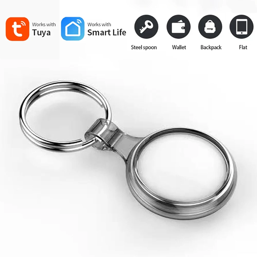 Tuya Smart Life APP Bluetooth Compatible Mini KeyFinder Smart Tag GPS Tracker Bag Pet Finder Key Locator Wallet Anti-lost Device
