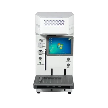 

Mini auto focus all in one fiber laser repair Marking machine 20W built-in computer Fiber laser engraving machine